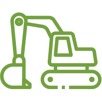 munkagép ikon, Meliva Garden gépimunka Pécs