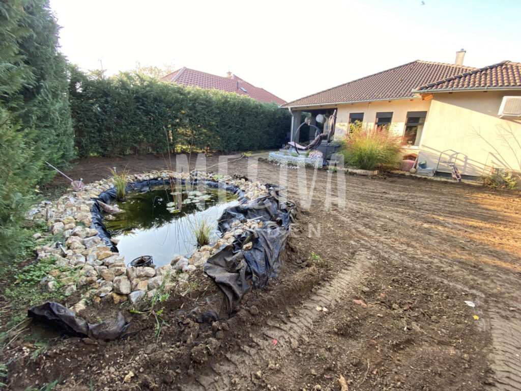 Kerti tó kialakítás, kerti tó készítés, Pécs, Újhegy, Baranya, Meliva Garden