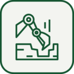 Gépi földmunka ikon, design elem, Meliva Garden