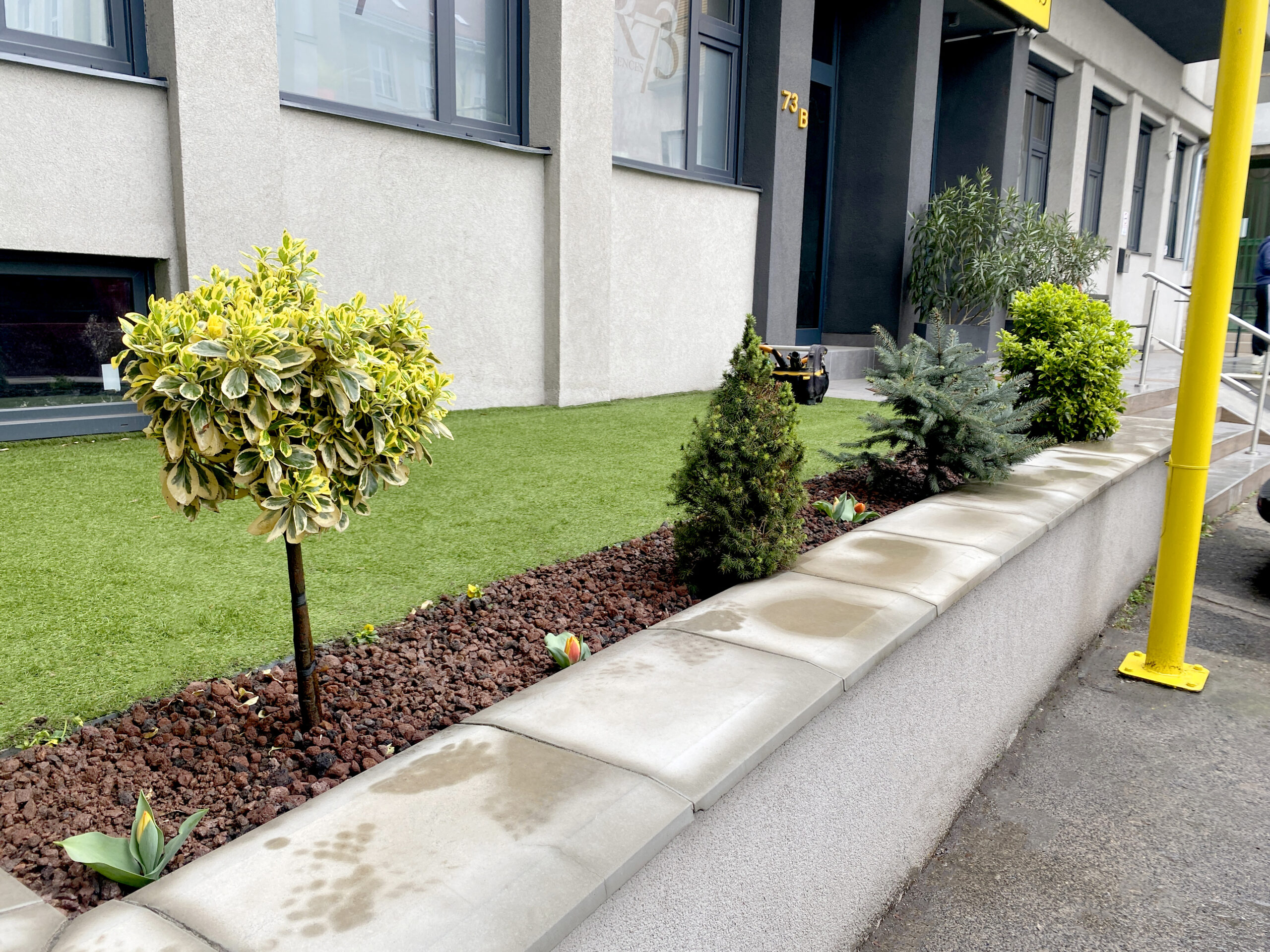 R73 növényültetés, Meliva Garden, Pécs