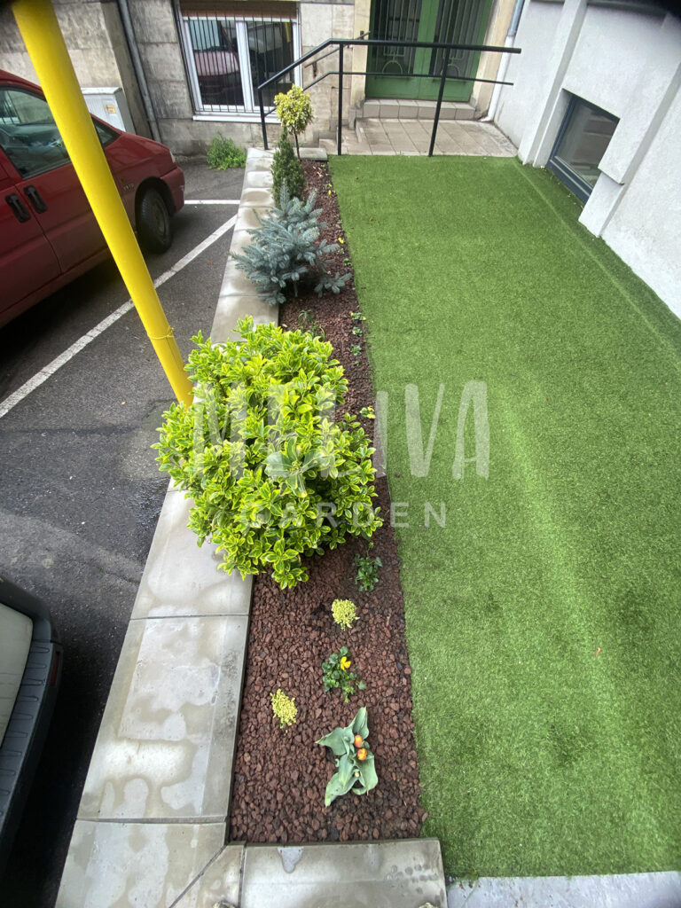 Növényültetés, R73 hotel, Pécs, Meliva Garden