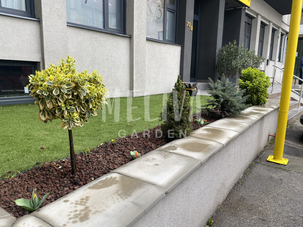 Kertgondozás, R73 hotel, Pécs, Meliva Garden