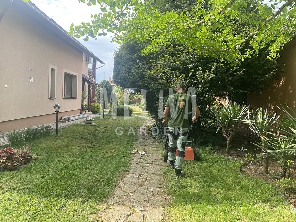 Gyepszellőztetés professzionálisan, referencia munka Villány, Meliva Garden
